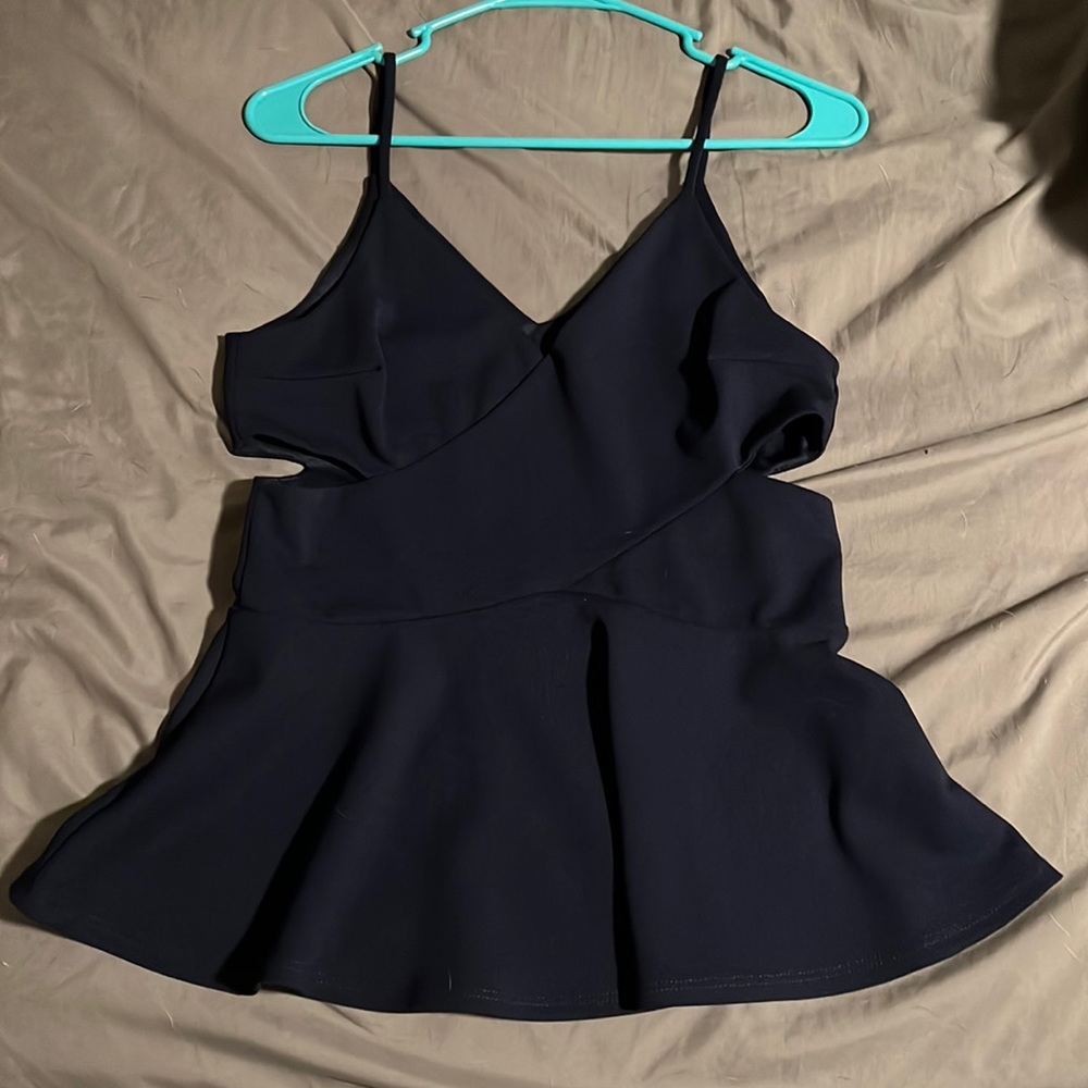 Soprano Navy Blue Tank Top